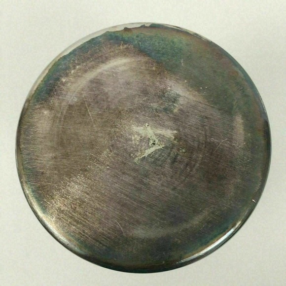 Silver Metal Snowflakes Cut-Out Candle Holder Votive Tea Light 3.5" Vintage - Picture 4 of 6